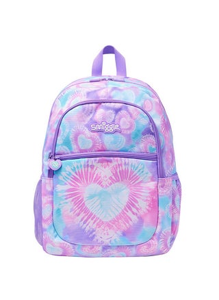 Pink and purple light heart