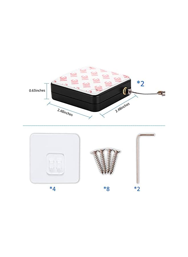 PROMASS Door Closer, Automatic Sensor Door Closer Punch-Free Spring Door Closer Residential Sliding Screen Door Closer Commercial Multifunctional Door Closer, Door Closer for Bedroom/Storm/Home (2 Pack White) - Image 2