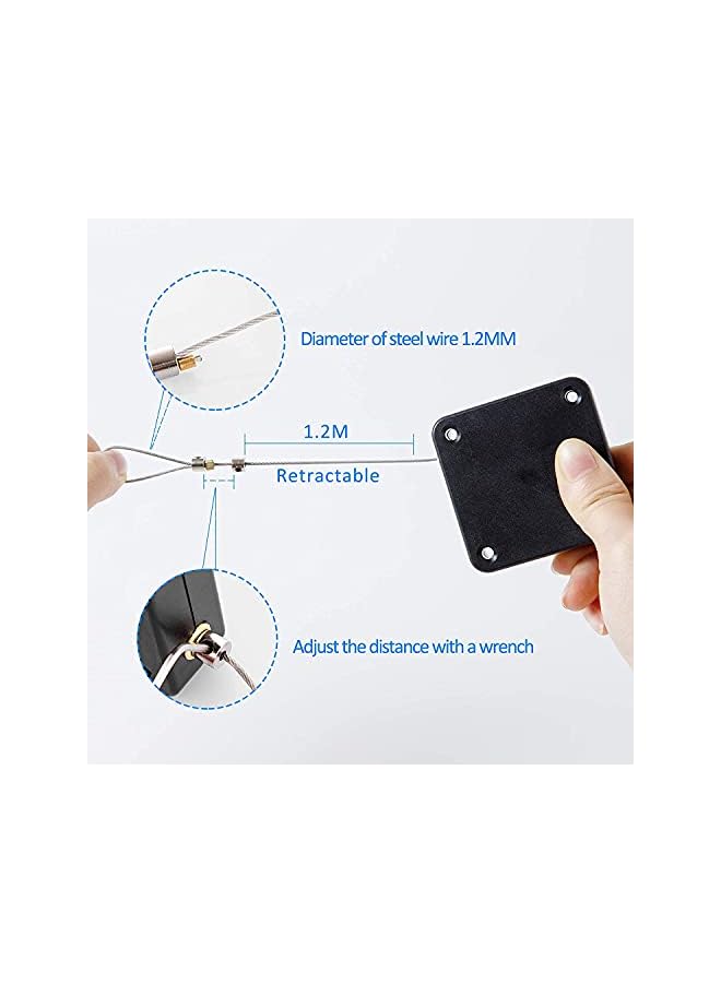 PROMASS Door Closer, Automatic Sensor Door Closer Punch-Free Spring Door Closer Residential Sliding Screen Door Closer Commercial Multifunctional Door Closer, Door Closer for Bedroom/Storm/Home (2 Pack White) - Image 5