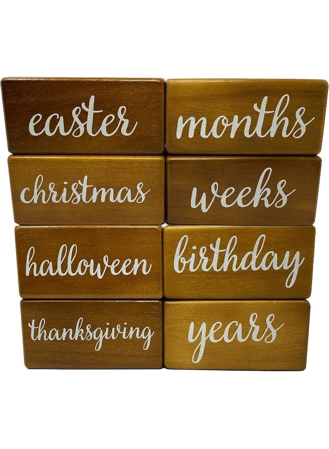 Pondering Pine Baby Milestone Blocks - Image 4