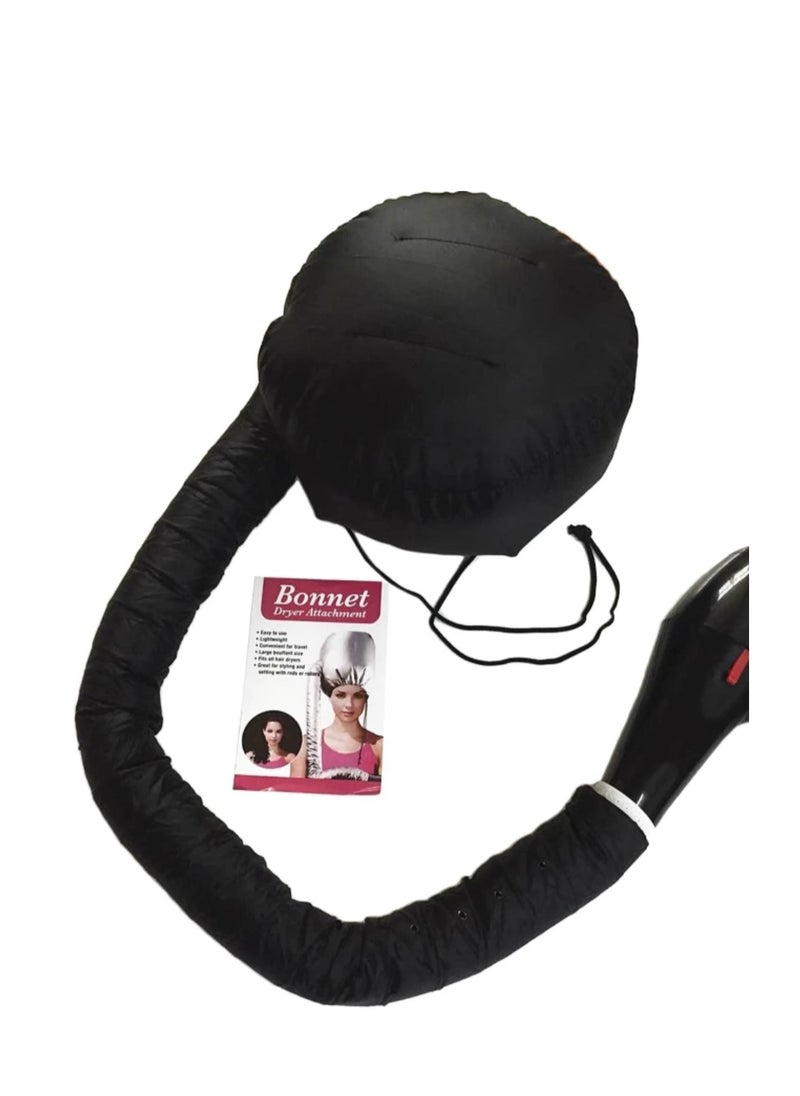BLUE CORAL Soft Bonnet Hood Hairdryer Attachment, Adjustable Hooded Bonnet for Hand Held Hair Dryer - Drying Styling Curling Deep Conditioning (Silver)  - Image 5