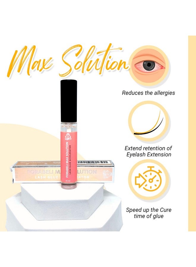 Forabeli Lash Bonder And Sealer For Eyelash Extensionsmax Solution 15Mlforabeliaccelerates Curing Timeenhances Retentionreduces Glue Fumesprofessional Lash Extension Supplies - Image 5