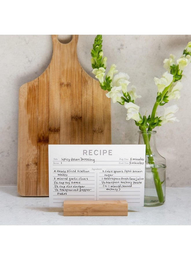 Jot & Mark Jot & Mark Recipe Cards 4x6 Inches Blank Double Sided, 50 Count (Modern Minimal)  - Image 4