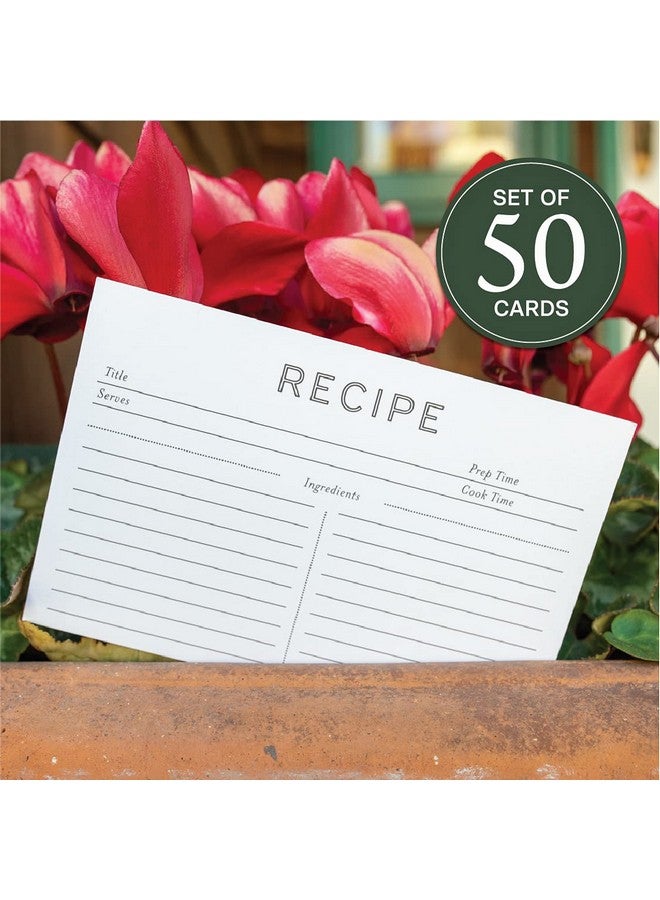 Jot & Mark Jot & Mark Recipe Cards 4x6 Inches Blank Double Sided, 50 Count (Modern Minimal)  - Image 3