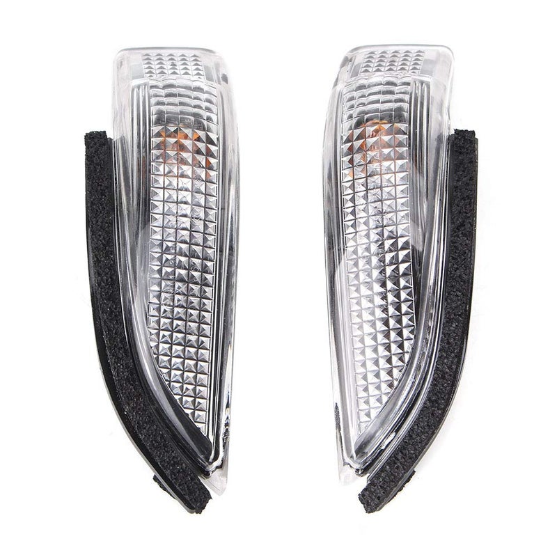GZYF 1 Pair Rearview Side Mirror Marker Light Turn Signal Indicator Light Replacement Fits for Toyota Avalon Corolla Prius VenzaReplace 8174052050 8173052100