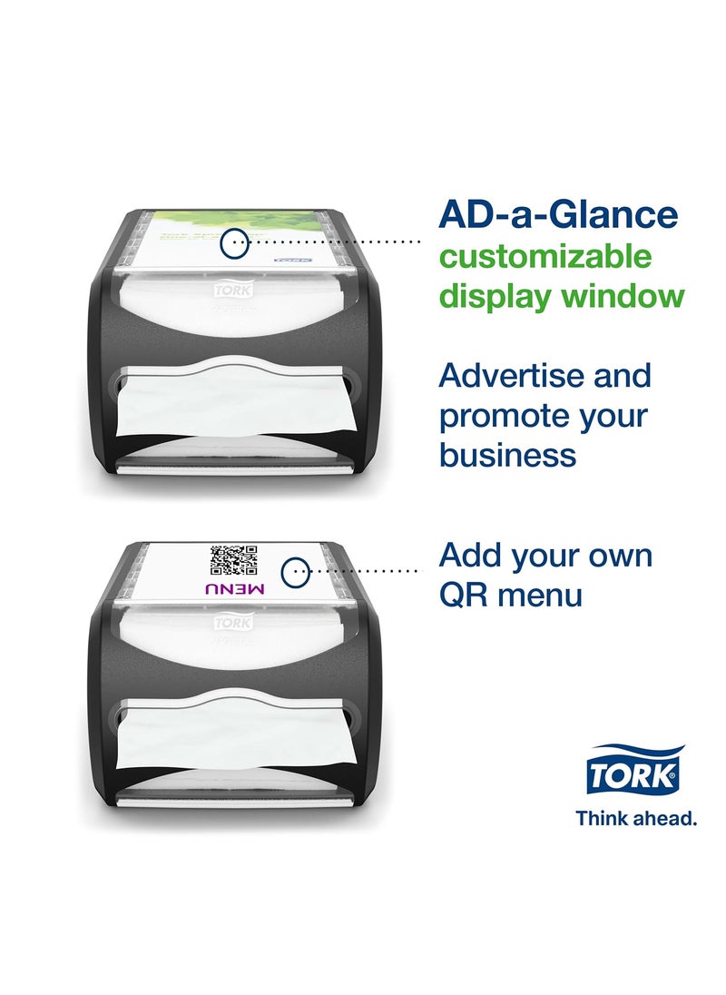 Tork Tork Xpressnap Counter Napkin Dispenser Black N4 Versatile Design Signature Range 57 x 75 x 121 6432000  - Image 3