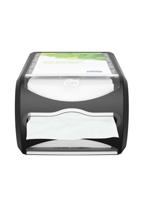Tork Xpressnap Counter Napkin Dispenser Black N4 Versatile Design Signature Range 57 x 75 x 121 6432000