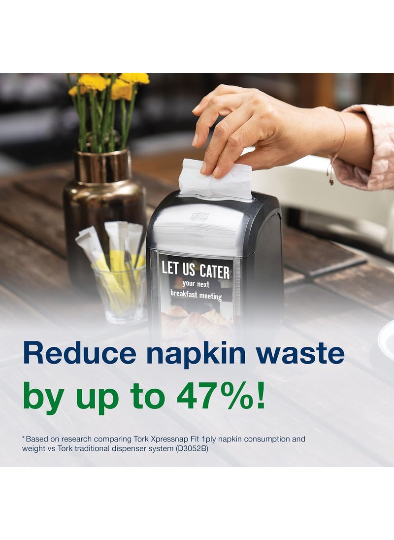 Tork Tork Xpressnap Counter Napkin Dispenser Black N4 Versatile Design Signature Range 57 x 75 x 121 6432000  - Image 5