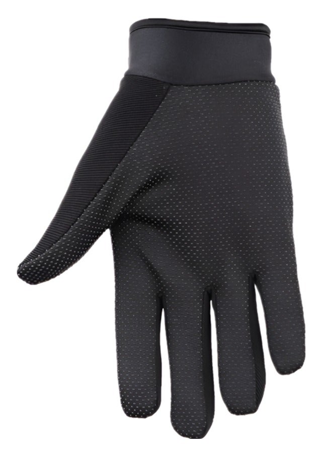 Beauenty Tactical Gloves Men's Full Finger Gloves Protective Equipment Gloves Sports Gloves Motorcycle Shooting Horseback Paintball Racing Rock Climbing Mountaineering Equipment (black L) - Image 3