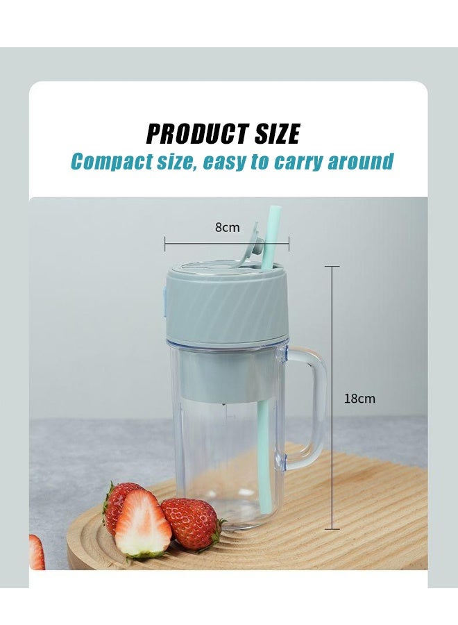 HOMESTAR Portable Blenders, Body with Handle, Portable Personal Blender, Blade Mixing System Travel Blend USB-C Rechargeable Blender Milkshake Freezer Gym/Kitchen - Image 3