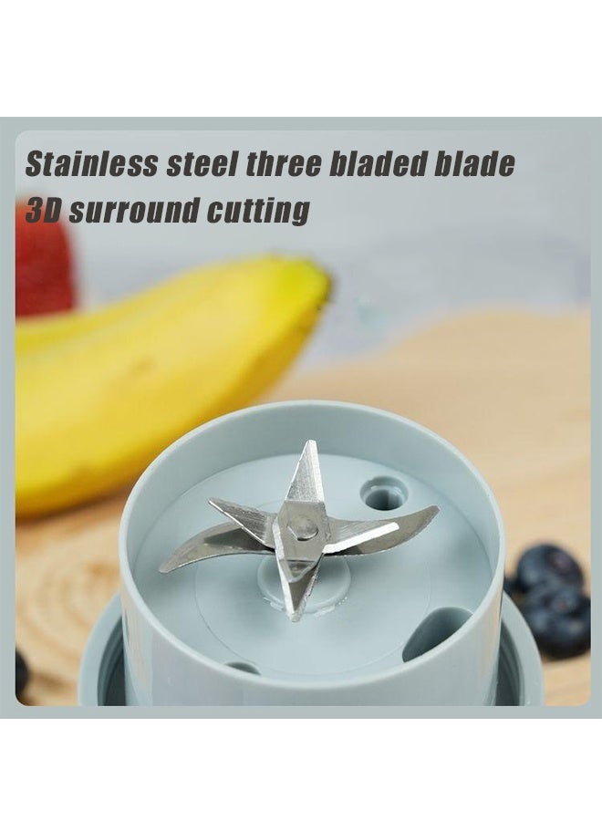 HOMESTAR Portable Blenders, Body with Handle, Portable Personal Blender, Blade Mixing System Travel Blend USB-C Rechargeable Blender Milkshake Freezer Gym/Kitchen - Image 5