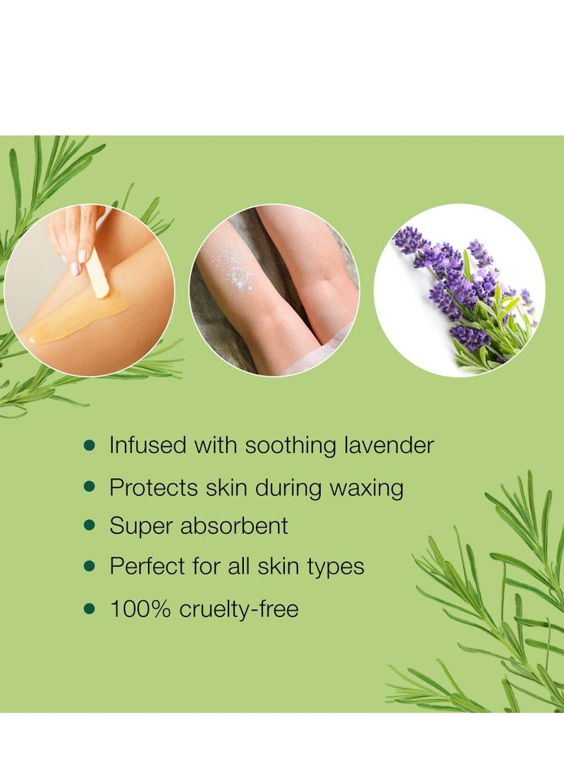 Clean + Easy Clean + Easy Absorb Lavender Powder Pre Waxing Treatment | Moisture Absorbent Powder for Hair Removal, 3.5 oz  - Image 4