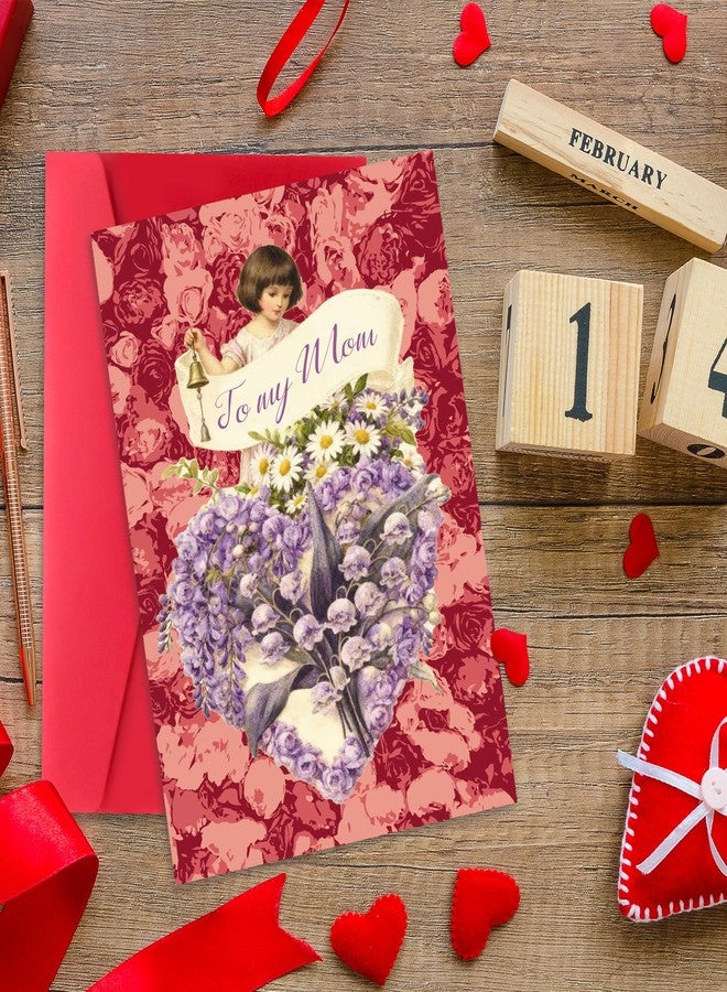 FANCYLUCKY Funny Valentines Day Card for Mom, Sweet Valentine's Day Gifts from Daughter Son, Mom Valentines Day Gift Idea for Women Her - Image 4