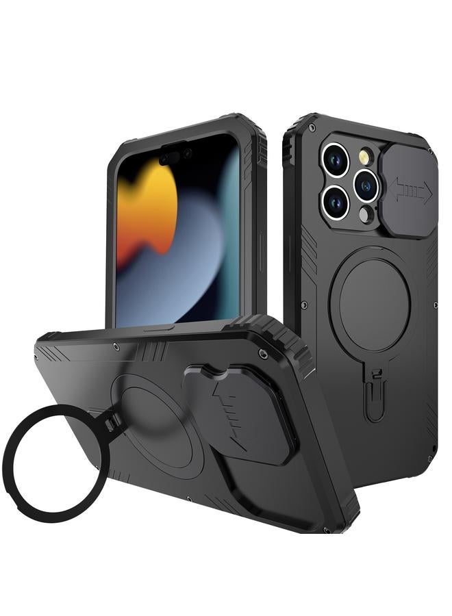S-TOP Case For iPhone 15 Pro Camera Shield MagSafe Holder Life Waterproof Phone Case - Image 1