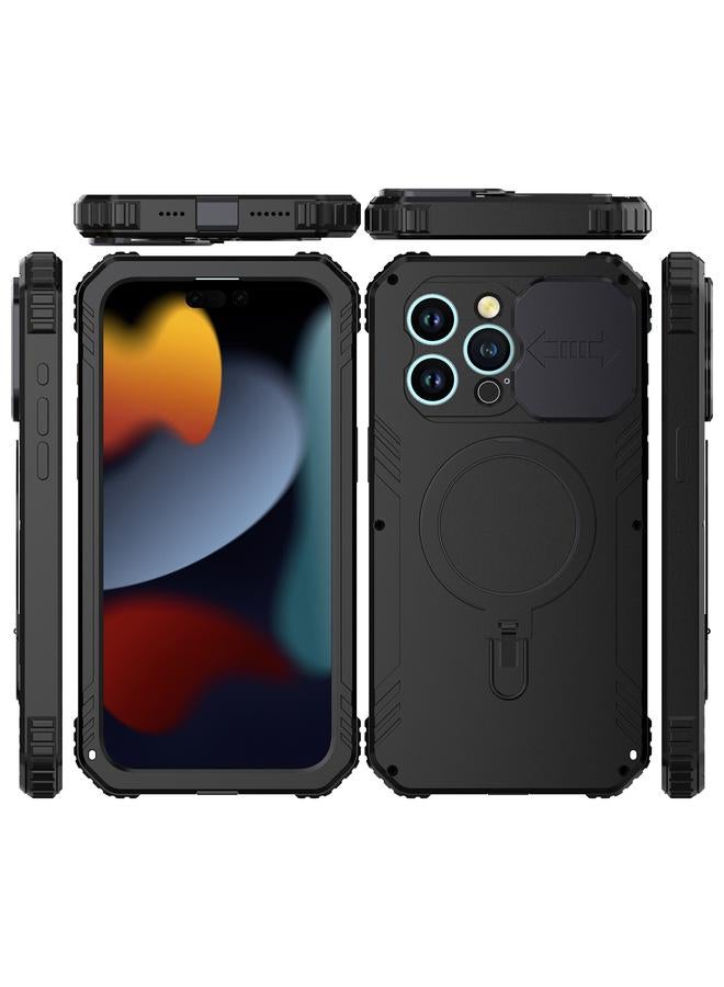 S-TOP Case For iPhone 15 Pro Camera Shield MagSafe Holder Life Waterproof Phone Case - Image 2
