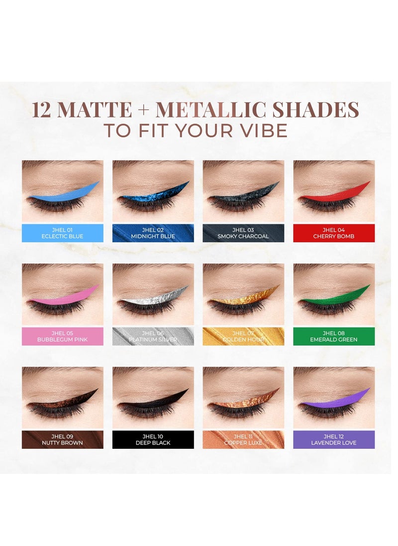 Just Herbs Just Herbs Eyeliner Waterproof and Smudge Proof Long Lasting Eyeliners 2.5g  - Image 3
