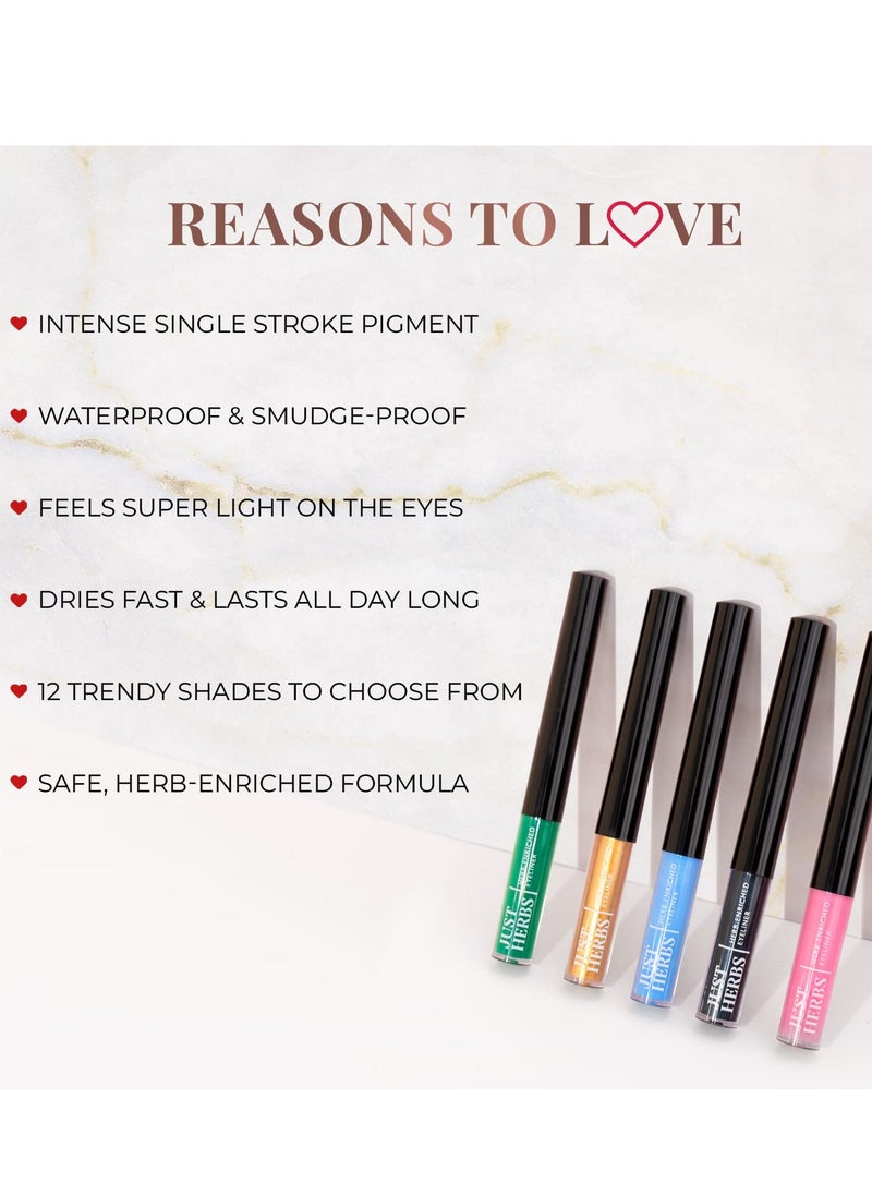 Just Herbs Just Herbs Eyeliner Waterproof and Smudge Proof Long Lasting Eyeliners 2.5g  - Image 5