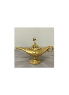 ba9ma Aladdin's lamp incense burner gold color *Design: Aladdin paint puts, Mother's Day gift, Ramadan, Eid  - Image 2
