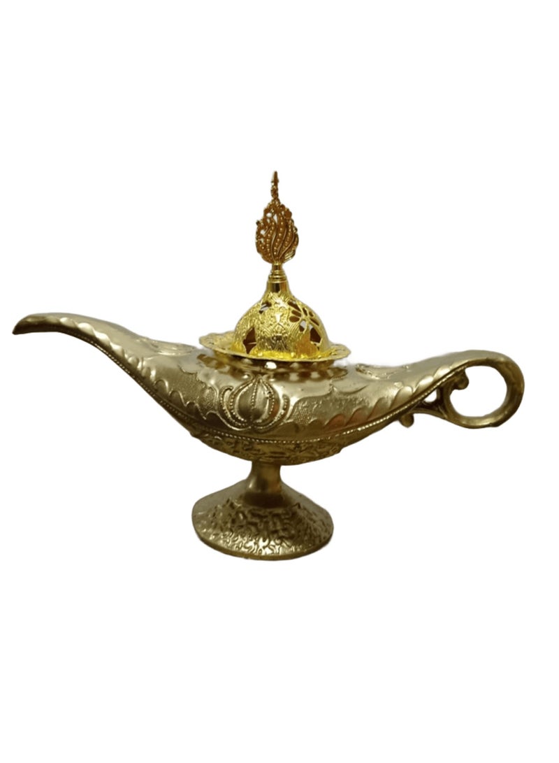 بصمة مبخرة مصباح علاء الدين ذهبي اللون*التصميم: طلاء علاء الدين يضع،هدية عيد الام،رمضان،العيد - Image 4