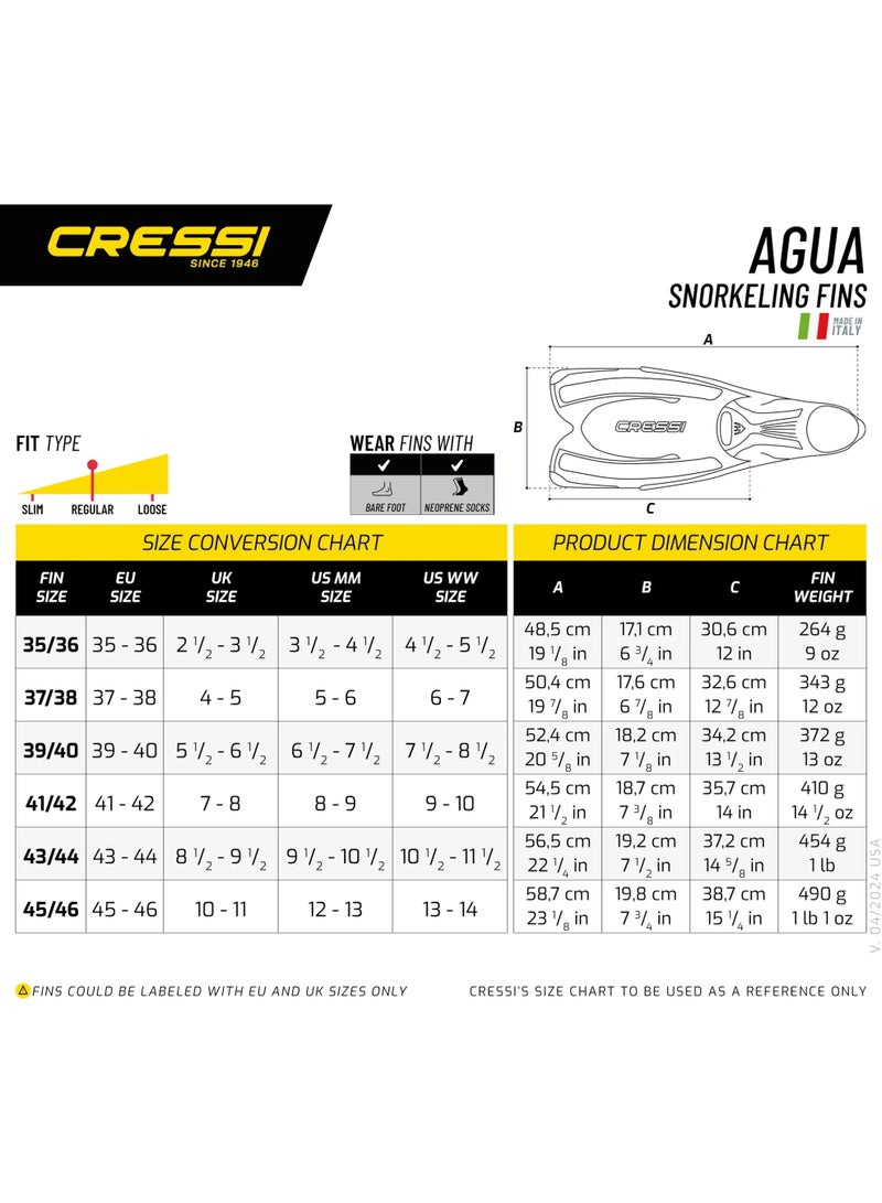 Cressi Agua Fins Aquamarine - Image 4
