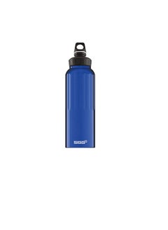 Sigg Wmb Traveller Dark Blue Water Bottle (1.5 L), Pollutant-Free And Leak-Proof Metal Bottle, Lightweight Aluminium Bottle For Sports  - Image 1