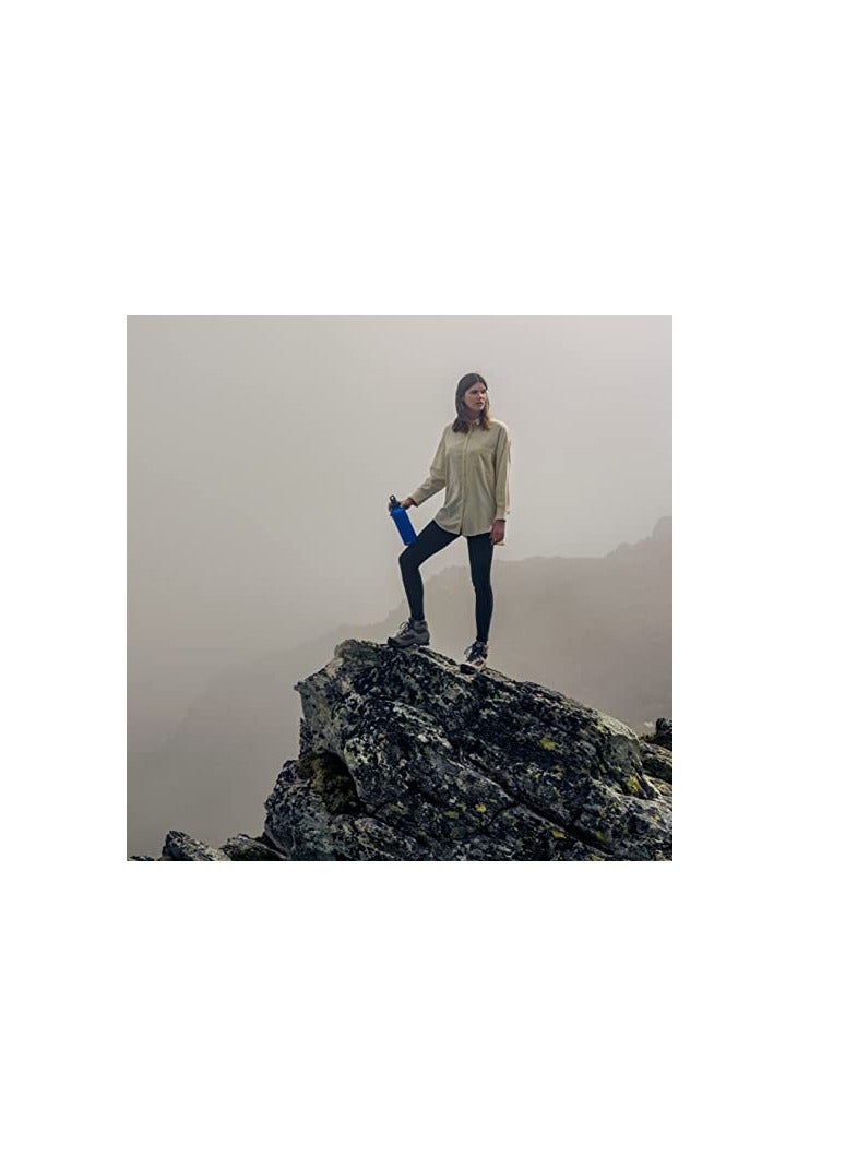 سيج زجاجة ماء SIGG WMB Traveller باللون الأزرق الداكن (1.5 لتر)، خالية من الملوثات ومانعة للتسرب، زجاجة معدنية خفيفة من الألومنيوم للرياضة" - Image 2