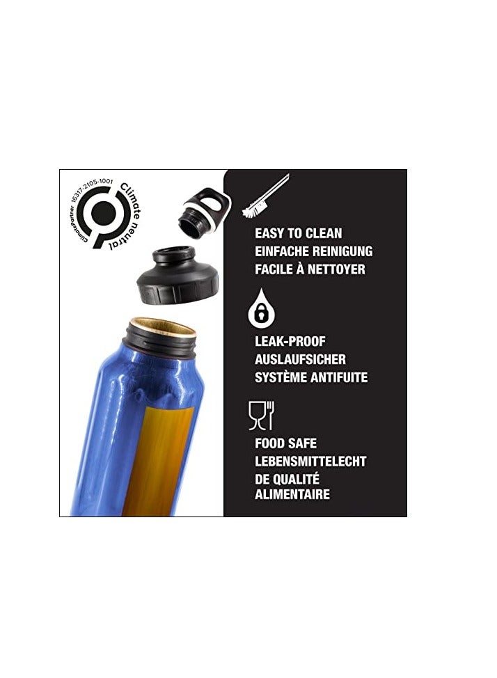 سيج زجاجة ماء SIGG WMB Traveller باللون الأزرق الداكن (1.5 لتر)، خالية من الملوثات ومانعة للتسرب، زجاجة معدنية خفيفة من الألومنيوم للرياضة" - Image 4