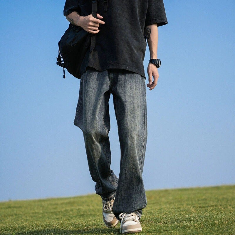 Unisex Casual Daily Denim Jeans - Image 1