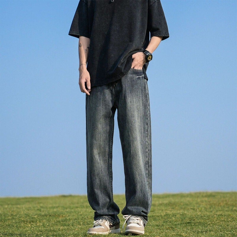 Unisex Casual Daily Denim Jeans - Image 2