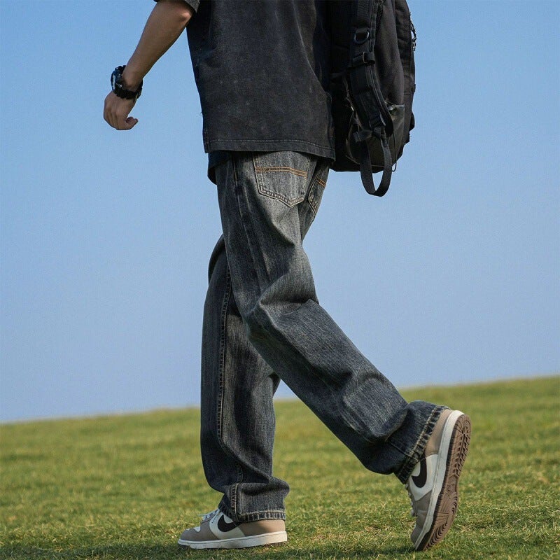 Unisex Casual Daily Denim Jeans - Image 4