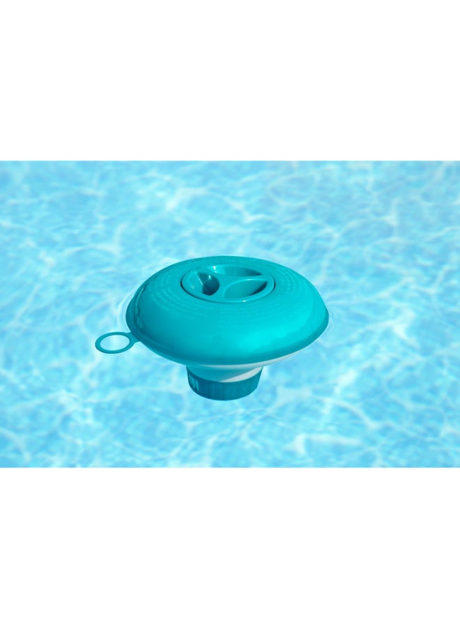 Bestway Flowclear 5 in Chemical Dispenser, 12.7 cm Floating Pool Chlorine Tablet Dispenser with Adjustable Flow Control for Above Ground Pools, Spas & Hot Tubs - Image 5
