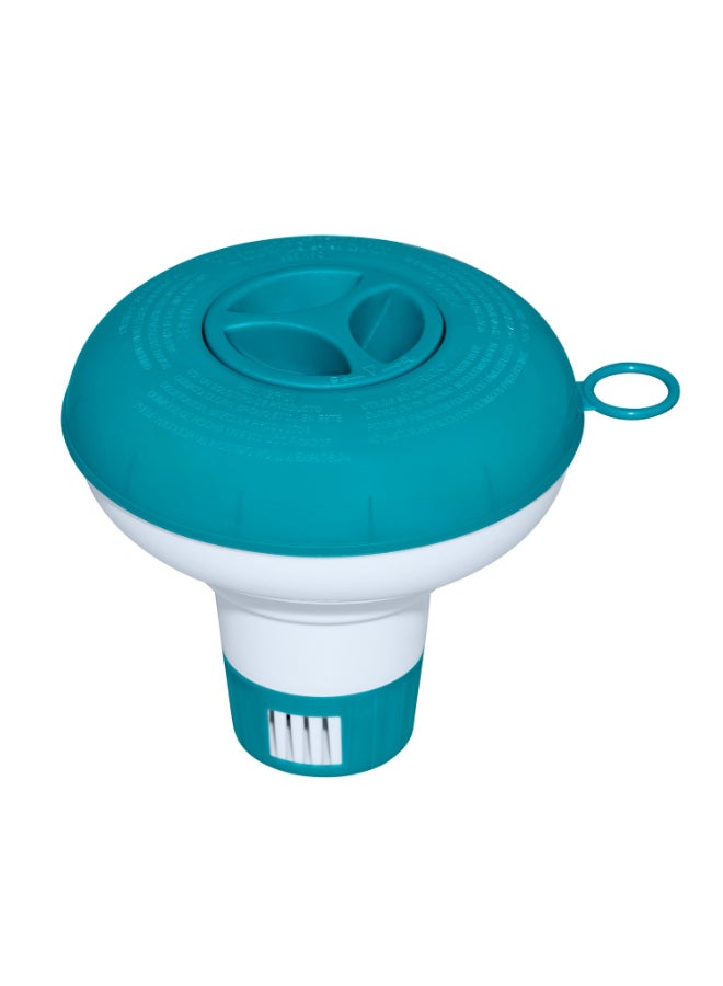 Bestway Flowclear 5 in Chemical Dispenser, 12.7 cm Floating Pool Chlorine Tablet Dispenser with Adjustable Flow Control for Above Ground Pools, Spas & Hot Tubs - Image 1