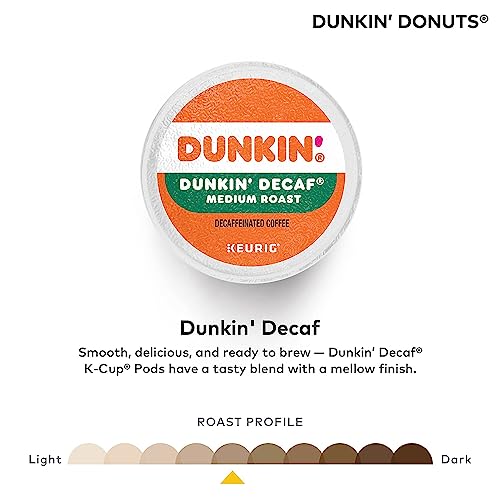 Dunkin Donuts Dunkin' Donuts Decaf Keurig® Single-Serve K-Cup® Pods, Medium Roast, Box of 44 K-Cup® Pods - Image 4