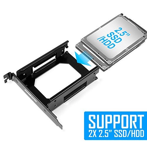 Kingwin PCI SSD Mounting Kit - 2 x 2.5 Inch SSD to PCI Internal Hard Drive Converter, Easy Installation - Image 5