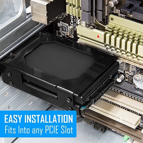 Kingwin PCI SSD Mounting Kit - 2 x 2.5 Inch SSD to PCI Internal Hard Drive Converter, Easy Installation - Image 2