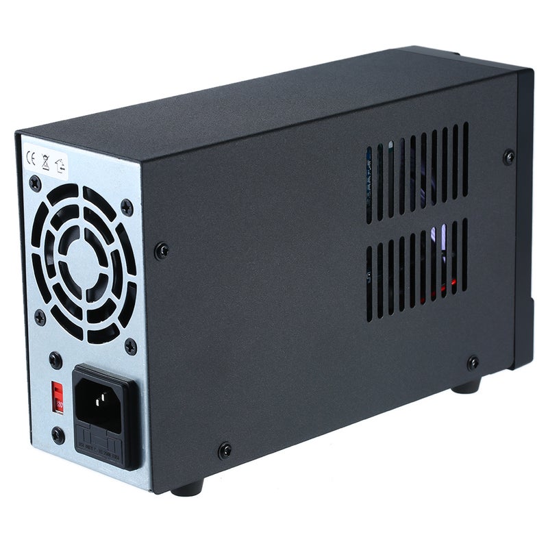 مدخل طاقة تيار مستمر متبادل WANPTEK NPS306W 0-30 فولت 0-6 أمبير، شاشة عرض ثلاثية الأرقام LED، دقة عالية قابلة للتعديل، صغيرة الحجم، تيار متردد 115 فولت/230 فولت 50/60 هرتز، خارج مزدوج للجهد والتيار المنظم - Image 2