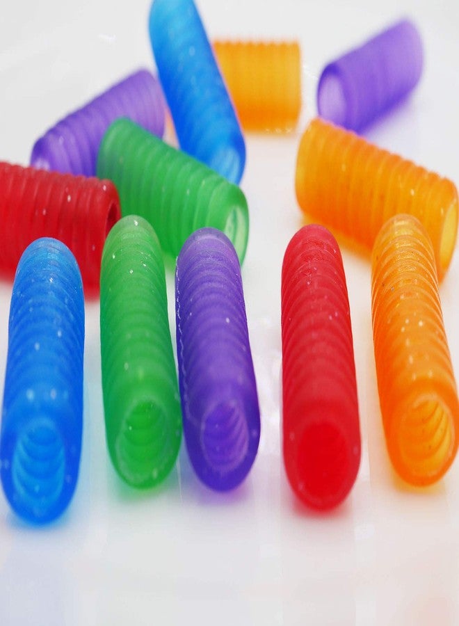KRISMYA Assorted Colors Rubber Pencil Grips - Grippies for Pencils/Pens in Regular Size (12 Pcs) - Image 3