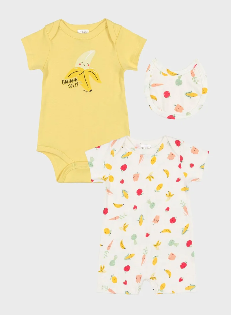 Up Baby Infant Printed Gift Set