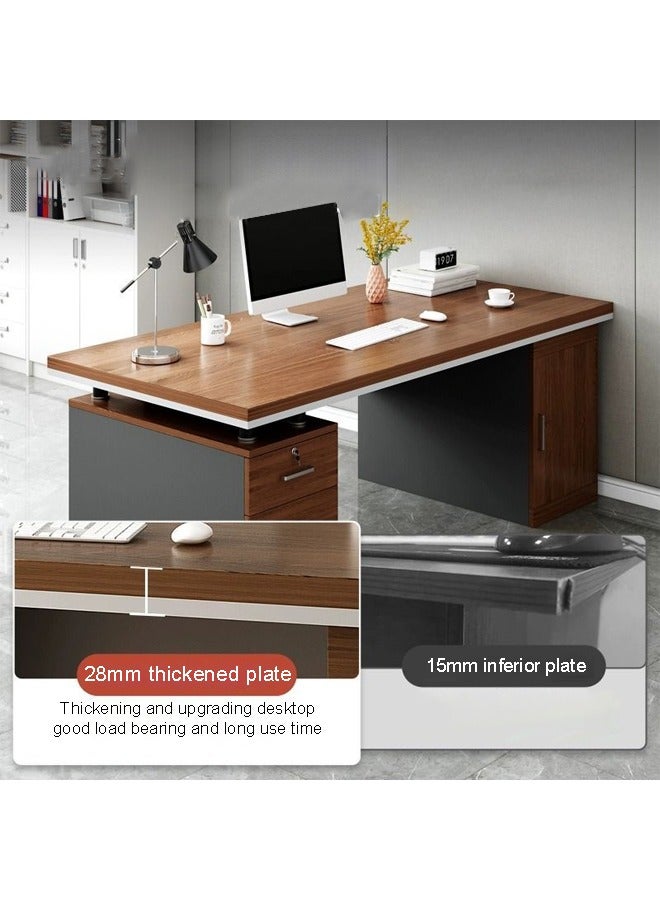 NKX Executive Office Desk and Multifunction Computer Table 120 CM - Image 3