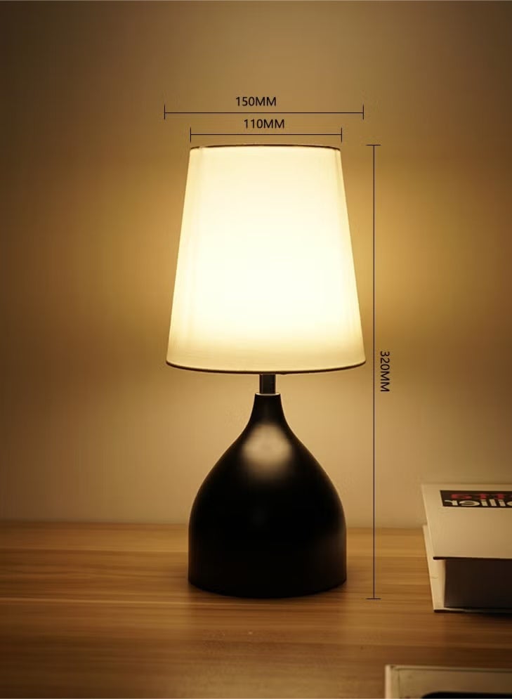 LED Table Lamp Bedside Lamp, 3 Color Temperatures, Night Light for Bedroom, Study, Living Room - Image 1