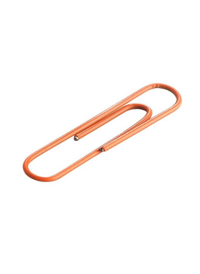JAM Paper Colorful Jumbo Paper Clips Large 2 Inch Orange Paperclips 75 Pack  - Image 5