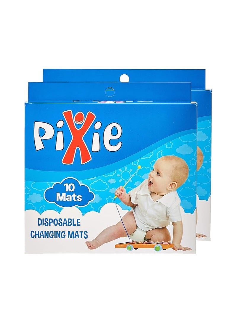 Pixie Disposable Changing Mats 10 Pcs (Pack Of 2) - Image 4