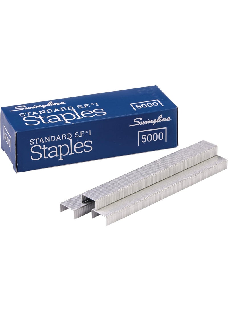 Swingline Staples, 5 Pack, Standard Staples for Desktop Staplers, 1/4" Length, 210/Strip, 5000/Box (35101) - Image 1