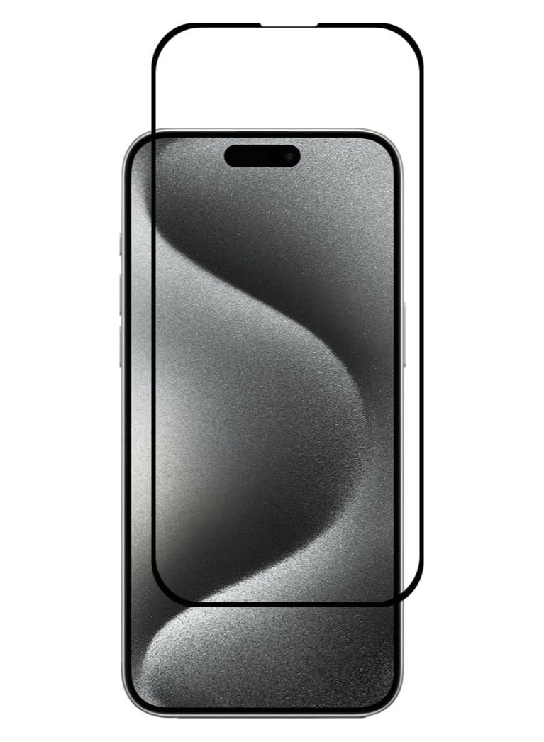 Screen protector Compatible with iPhone 15 Pro Max 5G, Tempered Glass Screen Protector,[Bubble Free][Anti-Glare][HD Full Coverage][Easy Installation][Scratch Resistant] - Image 1