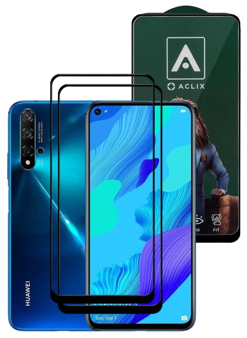 أكاليكس قطعتين، حماية شاشة،  لهاتف هواوي نوفا 5T ، جودة ممتازة. - Image 1