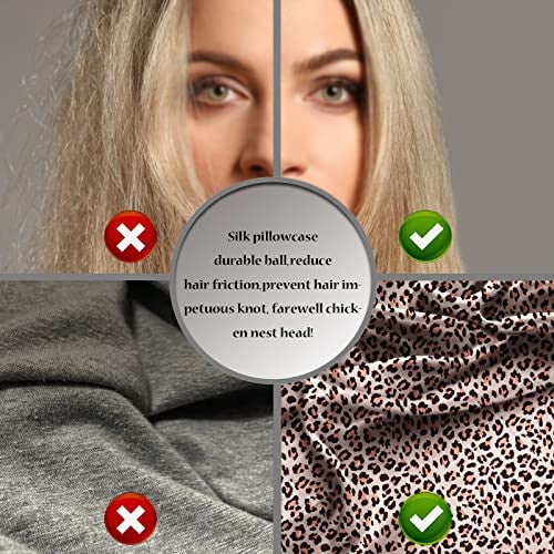 Suatien Mulberry Silk Pillowcase for Hair and Skin Standard Size Leopard Print Silk Pillow Cases with Zipper Soft Breathable Smooth Cooling Silk Pillow Covers for Sleeping (Taupe Leopard,20"X 26",1Pcs) - Image 4