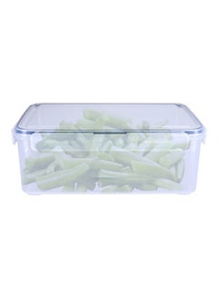 Transparent Rectangular Plastic Food Container 4300 Ml