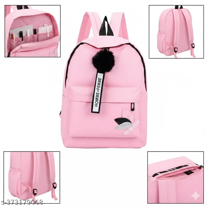 MINDFIT Stylish Pink Backpack for Girls - Image 4