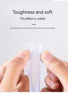 Sweet seven Glass Door Seal Strip - 1 Meter Soft Shower Sweep for 3/8-Inch(10mm) Glass - Silicone Seal to Prevent Leaks  - Image 3