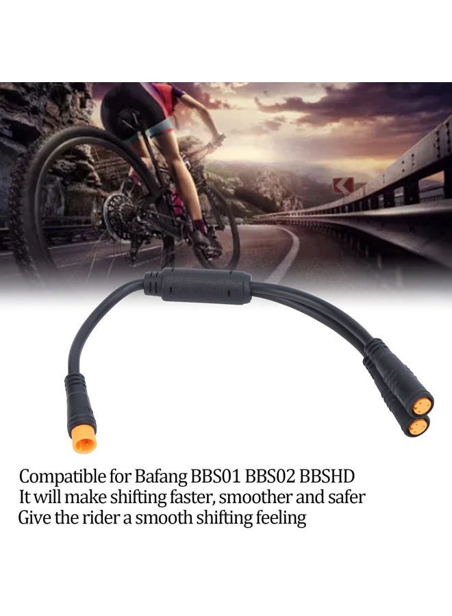 VGEBY Waterproof Y Splitter 1T2 Cable with 3 Pin Connector for BAFANG BBS01/BBS02/BBSHD Change Sensor Brake - Image 3